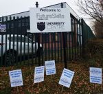 Salford City College Strike at Future Skills MediaCityUK